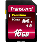 Карта памяти TRANSCEND SDHC Premium 16GB UHS-I Class 10 (TS16GSDU1)