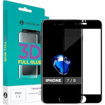 Защитное стекло MAKE 3D Full Glue Black для iPhone 8 (MG3D-AI7/8B)