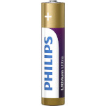 Батарейка PHILIPS Lithium Ultra AAA 4шт/уп (FR03LB4A/10)