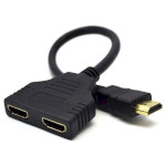 Спліттер ATCOM HDMI - 2HDMI Black (10901)