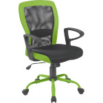 Кресло офисное OFFICE4YOU Leno Gray/Green (27784)