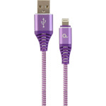 Кабель CABLEXPERT Premium USB/Apple Lightning Purple 2м (CC-USB2B-AMLM-2M-PW)