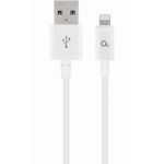 Кабель CABLEXPERT USB/Apple Lightning White 2м (CC-USB2P-AMLM-2M-W)