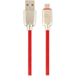 Кабель CABLEXPERT Premium Rubber Micro-USB Red 2м (CC-USB2R-AMMBM-2M-R)