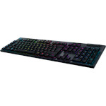 Клавиатура беспроводная LOGITECH G915 Lightspeed Wireless RGB Keyboard Tactile Carbon (920-008909)