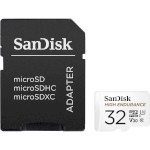 Карта пам'яті SANDISK microSDHC High Endurance 32GB UHS-I U3 V30 Class 10 + SD-adapter (SDSQQNR-032G-GN6IA)