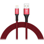 Кабель T-PHOX Jagger T-L814 USB to Lightning 1м Red