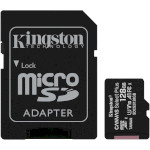Карта памяти KINGSTON microSDXC Canvas Select Plus 128GB UHS-I V10 A1 Class 10 + SD-adapter (SDCS2/128GB)