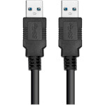 Кабель POWERPLANT USB3.0 AM/AM Black 1.5м (CA911820)