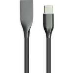 Кабель POWERPLANT USB 2.0 AM/Type-C Power Only Silicone 2м Black (CA911257)