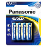Батарейка PANASONIC Evolta AAA 4шт/уп (LR03EGE/4BP)