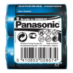 Батарейка PANASONIC General Purpose D 2шт/уп (R20BER/2P)