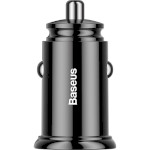 Автомобільний зарядний пристрій BASEUS Circular Car Charger PPS USB QC4.0 + Type-C PD3.0 30W Black (CCALL-YS01)