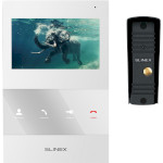 Комплект відеодомофона SLINEX SQ-04M White + ML-16HR Black