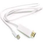 Кабель POWERPLANT Mini DisplayPort - HDMI White (CA912131)