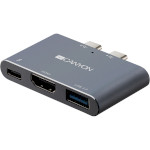 Порт-реплікатор CANYON DS-1 Thunderbolt 3 Docking Station 3-in-1 (CNS-TDS01DG)