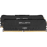 Модуль пам'яті CRUCIAL Ballistix Black DDR4 3000MHz 16GB Kit 2x8GB (BL2K8G30C15U4B)