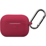 Чехол 2E Pure Color Silicone Case для Apple AirPods Pro Cherry Red (2E-PODSPR-IBPCS-2.5-CHR)