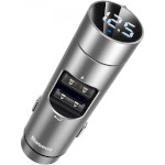 FM-трансмітер BASEUS Energy Column Car Wireless MP3 Charger 18W Silver (CCNLZ-0S)