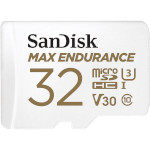 Карта пам'яті SANDISK microSDHC Max Endurance 32GB UHS-I U3 V30 Class 10 + SD-adapter (SDSQQVR-032G-GN6IA)