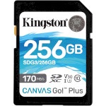 Карта памяти KINGSTON SDXC Canvas Go! Plus 256GB UHS-I U3 V30 Class 10 (SDG3/256GB)