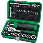 Набір інструментів автомобільний TOPTUL Dr. Flank Socket Set Professional 41пр (GADW4101)