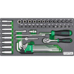 Набор инструментов автомобильный TOPTUL Tool Set A Tray Size Carbon 50пр (GEA5004)