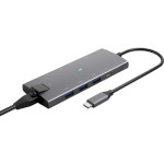 Порт-реплікатор DYNAMODE 9-in-1 USB-C to HDMI, mDP, 3xUSB3.0, TF/SD, LAN, PD