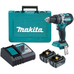 Аккумуляторная дрель-шуруповёрт MAKITA DHP484RTE