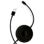Беспроводное зарядное устройство USAMS Wireless Charger + Lightning cable USB-A 1.5м Black (CC96WH01)