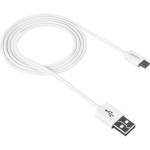 Кабель CANYON UM-1 Charge & Sync USB-A to Micro-USB 1м White (CNE-USBM1W)