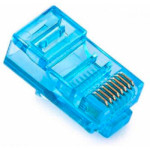 Конектор MERLION RJ-45 UTP Cat.5e 100шт/уп Blue (05355)