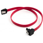 Кабель VINGA SATA кутовий 45см Red (VCPSATA45CN)