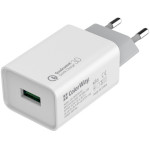 Зарядний пристрій COLORWAY 1xUSB-A, QC3.0, 18W White (CW-CHS013Q-WT)
