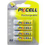Акумулятор PKCELL Rechargeable AA 2600mAh 4шт/уп (6942449544957)