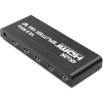 HDMI сплиттер 1 to 4 POWERPLANT HDMI 1x4 V2.0, 3D, 4K/60Hz (CA912483)
