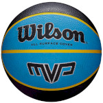 М'яч баскетбольний WILSON MVP Black/Blue Size 7 (WTB9019XB07)