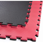 Мат-пазл (ласточкин хвіст) 4FIZJO Puzzle Mat 100x100x2cm Black/Red (4FJ0168)