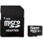 Карта пам'яті DATO microSDXC 128GB Class 10 + SD-adapter (DTTF128GUIC10)