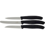 Набір кухонних ножів VICTORINOX Swiss Classic Paring Knife Set with Peeler Black 3пр (6.7113.3)