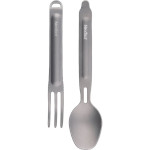 Набір дорожніх столових приладів NEXTOOL Titanium Outdoor Spoon & Fork (KT5525)