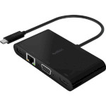 Порт-реплікатор BELKIN USB-C Multimedia + Charge Adapter (AVC004BTBK)