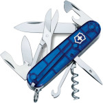 Швейцарский нож VICTORINOX Climber Blue Transparent (1.3703.T2)