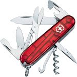 Швейцарский нож VICTORINOX Climber Red Transparent (1.3703.T)