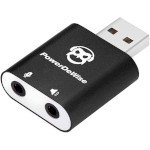 Внешняя звуковая карта POWERDEWISE USB External Sound Card Adapter with 4-Pin (1GPDW)