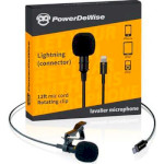 Мікрофон-петличка POWERDEWISE Lavalier Lapel Microphone with Lightning Connector (PDWLC)