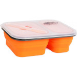 Дорожный складной пищевой контейнер TRAMP TRC-090 Orange 0.9л
