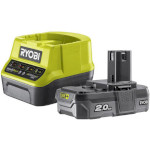 Зарядное устройство RYOBI One+ 18V 2A RC18120-120 + АКБ 18V 2.0Ah (5133003368)