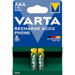 Акумулятор VARTA Recharge Accu Phone AAA 550mAh 2шт/уп (58397 101 402)