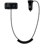 FM-трансмітер BASEUS T-typed S-16 Bluetooth MP3 Car Charger Black (CCTM-E01/CCMT000201)